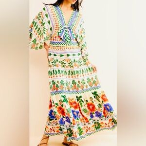 FARM Rio Multicolor Floral Maxi Dress